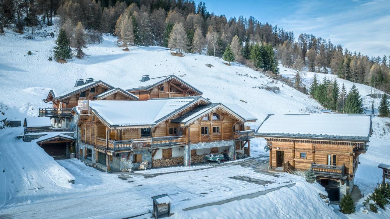 Les Chalets Du Cocoon Macot-la-Plagne Exteriör bild